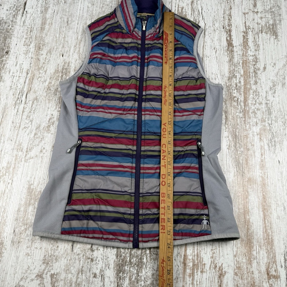 Smartwool Stripped Corbet 120 Merino Wool Vest Women's Sz S Outdoor - Picture 7 of 8